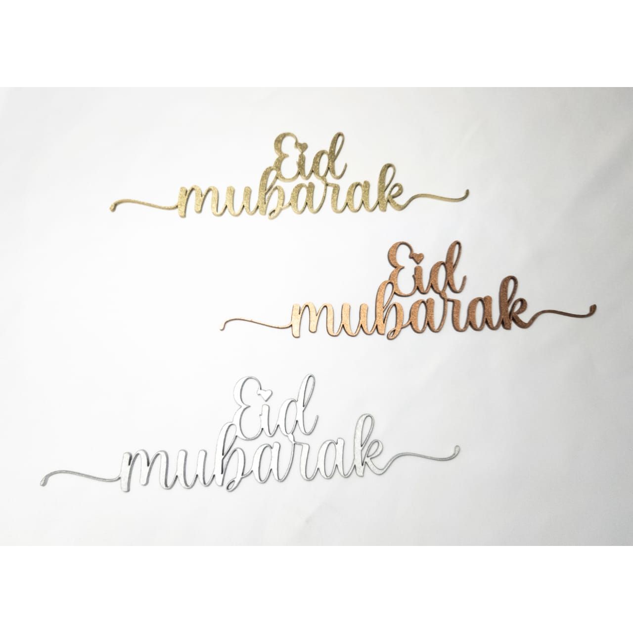 Eid Place Settings - Gold / Silver / Rose Gold (Set of 6)