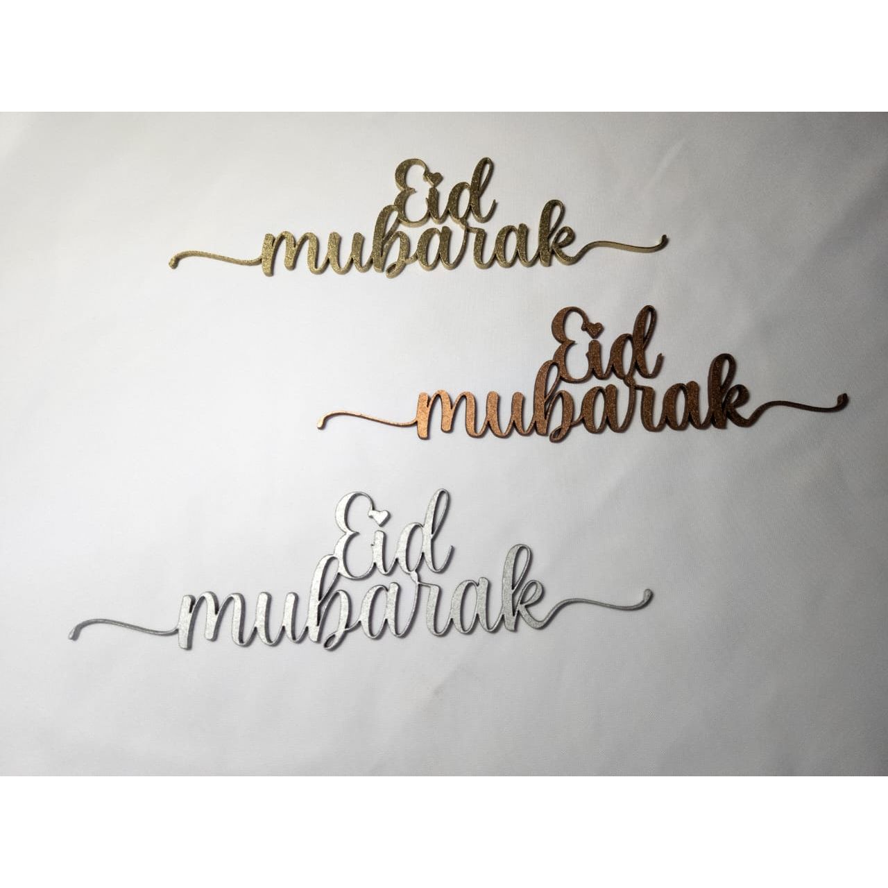 Eid Place Settings - Gold / Silver / Rose Gold (Set of 6)