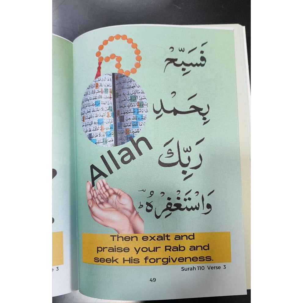 Surah Feel To Surah Naas With Pictures & Writing