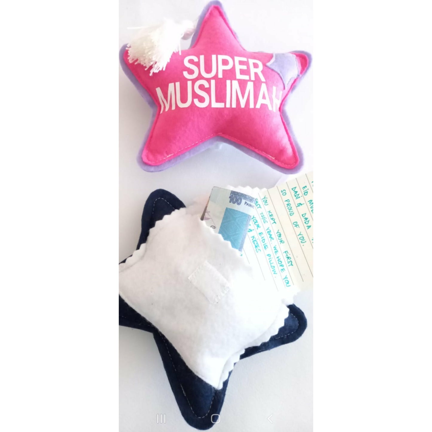 Handmade Super Muslim Star (With Keepsake Pocket)