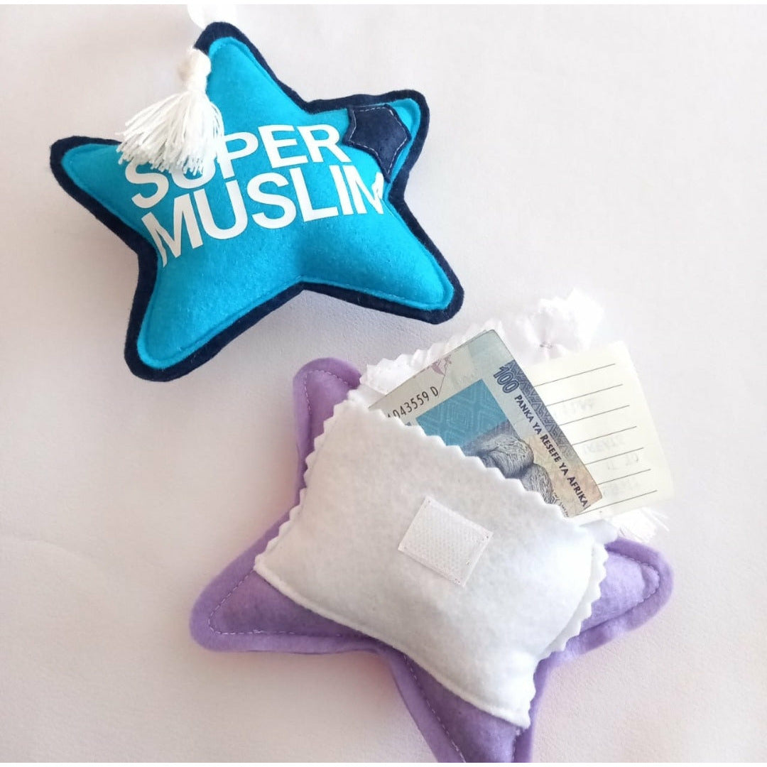 Handmade Super Muslim Star (With Keepsake Pocket)