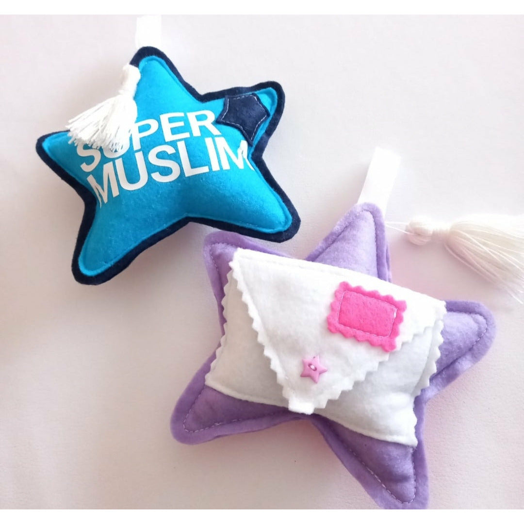 Handmade Super Muslimah Star (With Keepsake Pocket)