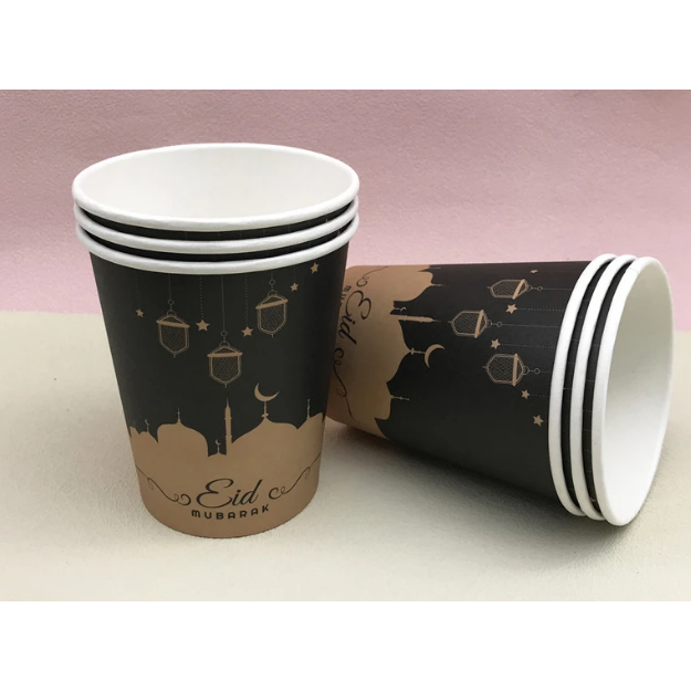 Eid Mubarak Cups - Mosque Design (Pack of 6) – SUHAYLA