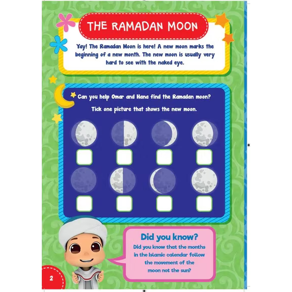 Omar & Hana Ramadan Activity Book (With Stickers)