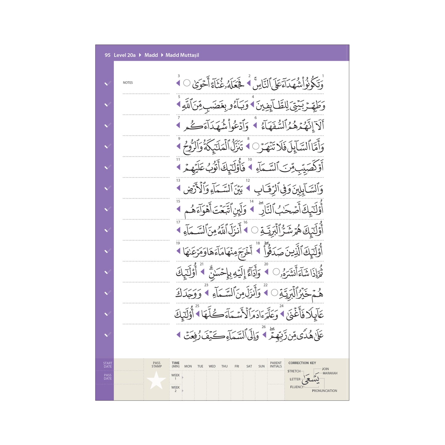 Rules of Tajwid – Learn to Read Series by Safar (Madinah 15 Line Script)