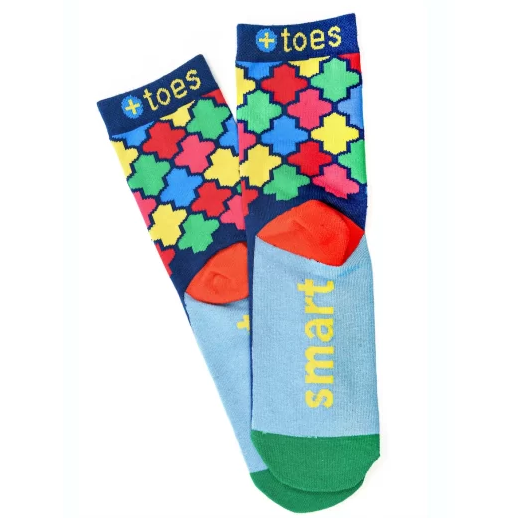 Halal Socks for Kids - I Am Smart - Positive Toes